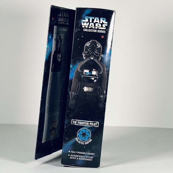 Star Wars 1997 TIE Fighter Pilot Collector Series 12" Figure Vintage NEW Empire - Picture 4 of 7